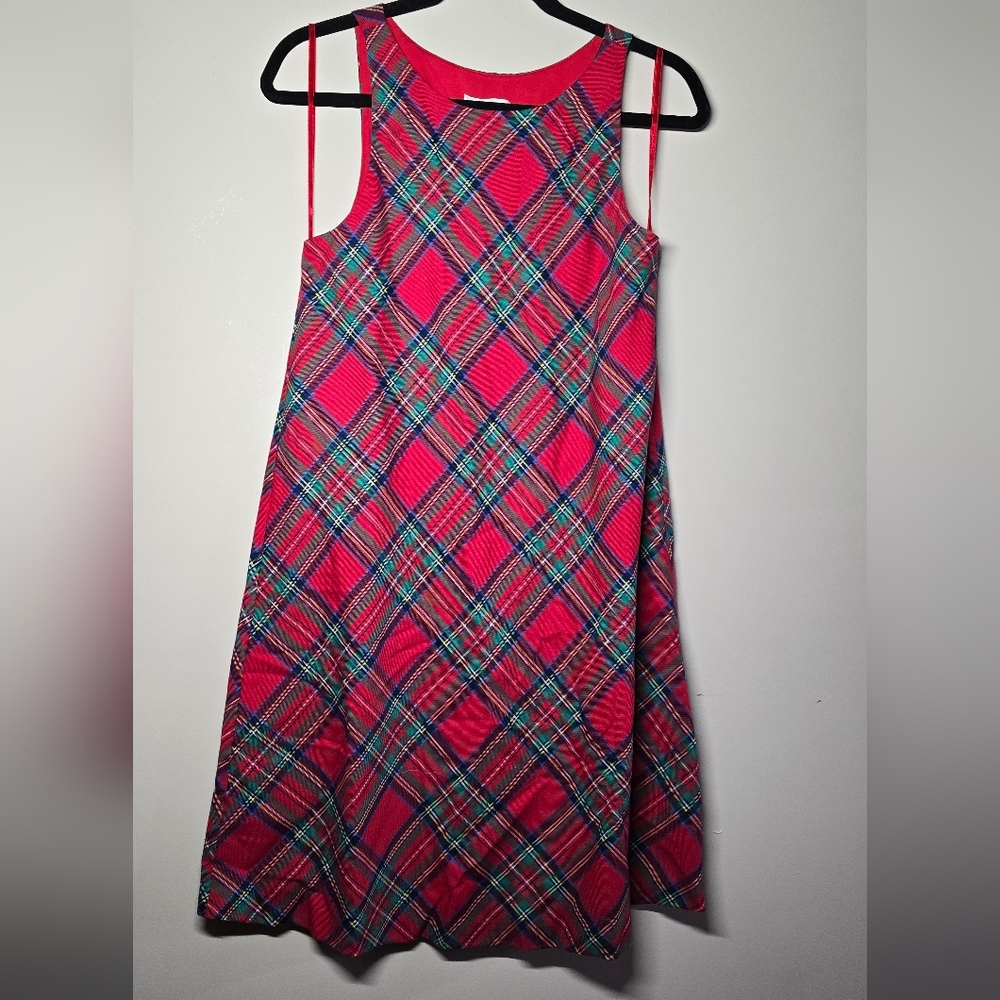 Vineyard Vines Plaid Short Length Dress
